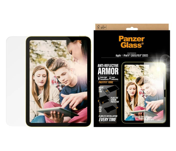 PanzerGlass Ultra-Wide Fit Anti-Reflective Armor do iPad Air 11" - 1538910 - zdjęcie